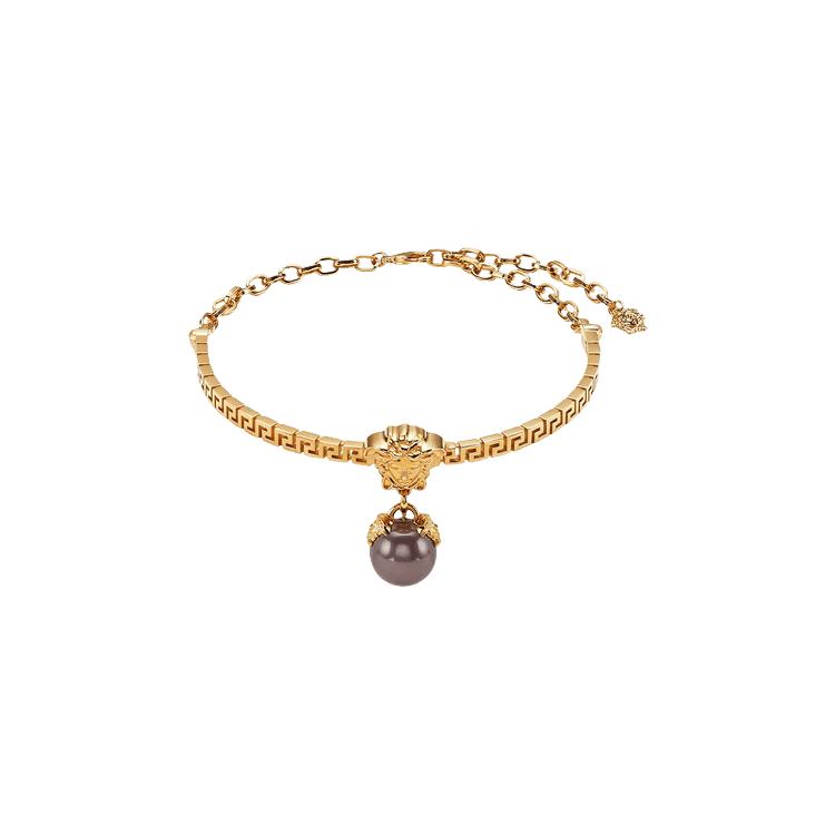 Versace Pearl Choker 'Versace Gold/White' by VERSACE