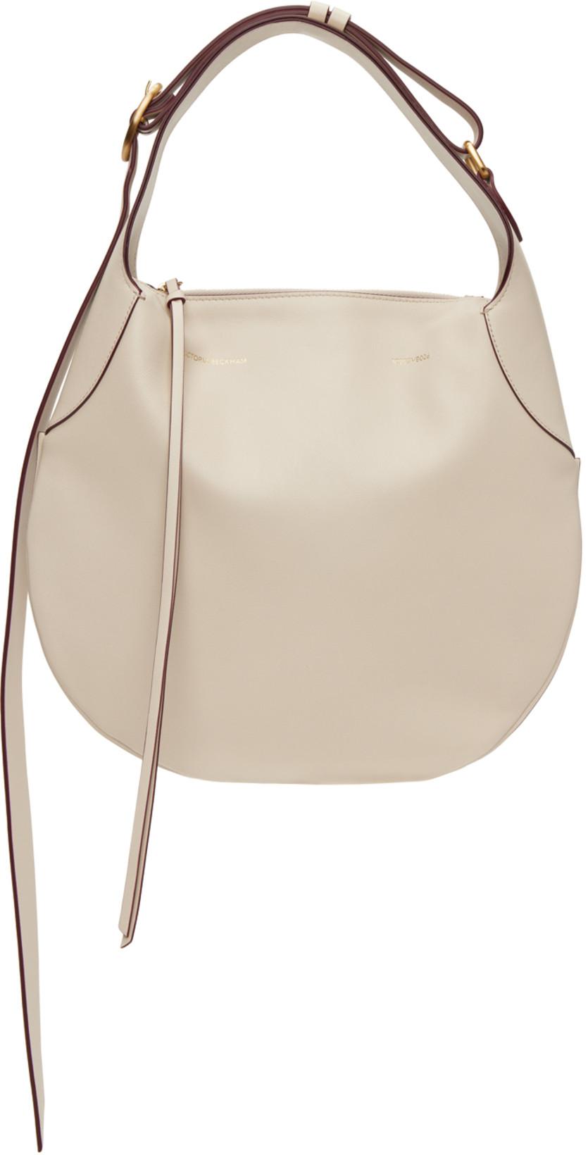 Off-White Small Half Moon Bag by VICTORIA BECKHAM