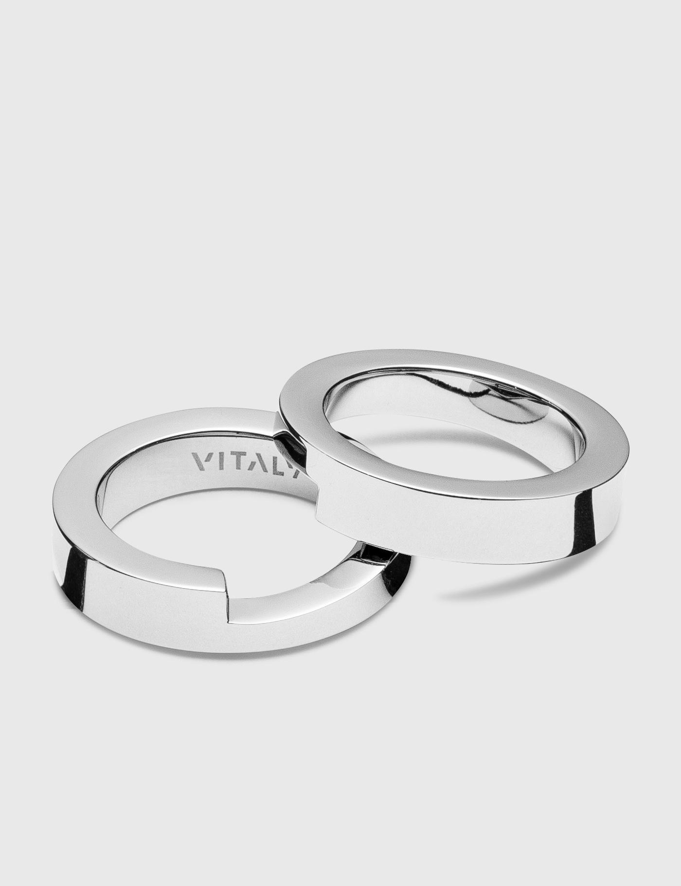 Heaven by Marc Jacobs Women's Friendship Ring Set (Silver) by