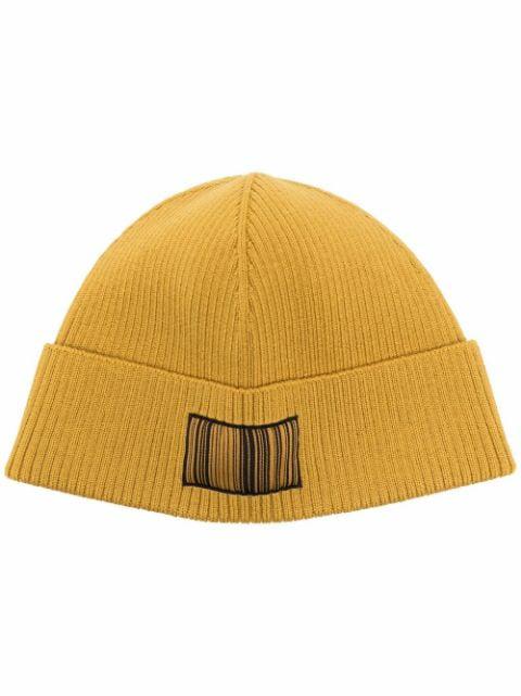 beanie yellow logo