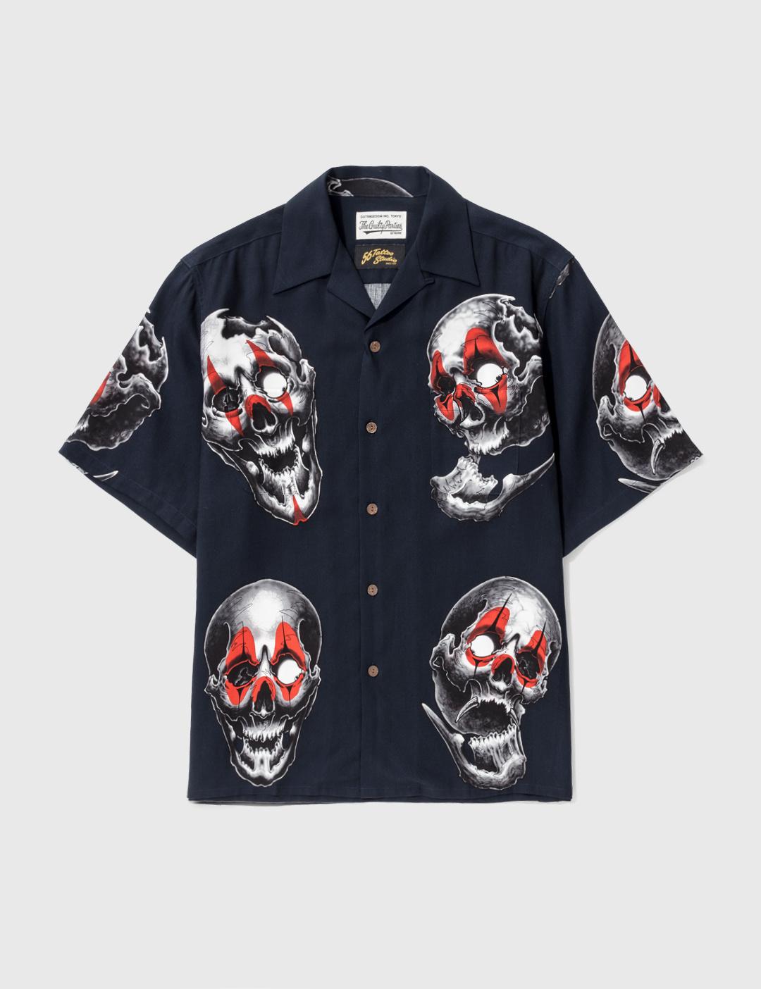 WACKO MARIA 56 TATTOO STUDIO ARMY SHIRT 【特別セール品