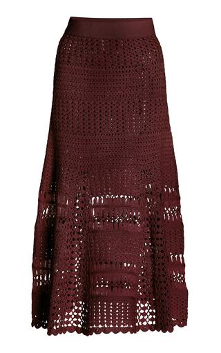 Djembe Crocheted Cotton Midi Skirt by WALES BONNER