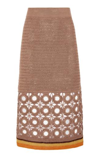 Marimba Crocheted Cotton Midi Skirt by WALES BONNER