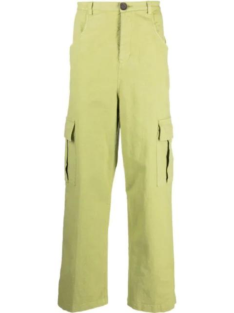 multi-pocket straight-leg cargo trousers by WINNIE NEW YORK