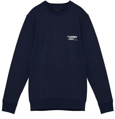 Round-collar sweatshirt by YVES SALOMON 