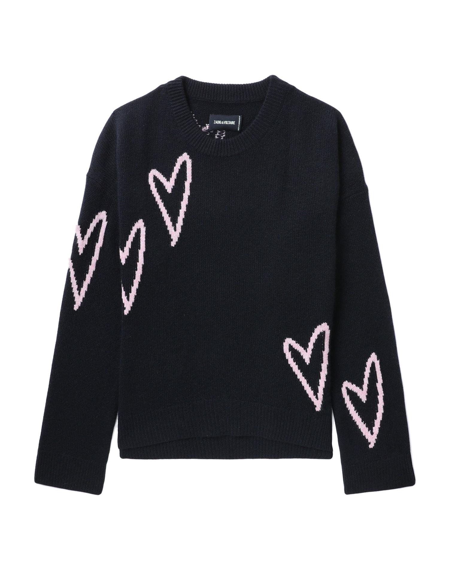 Markus heart cashmere sweater by ZADIG&VOLTAIRE | jellibeans