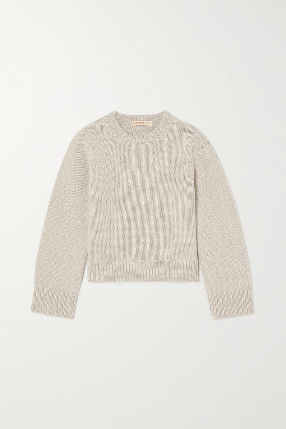 Merino wool and cashmere-blend sweater by &DAUGHTER
