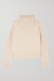 + NET SUSTAIN Fintra cropped wool turtleneck sweater by &DAUGHTER