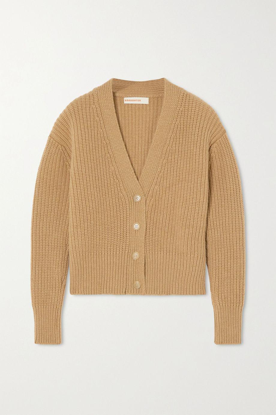 Ribbed wool cardigan by &DAUGHTER
