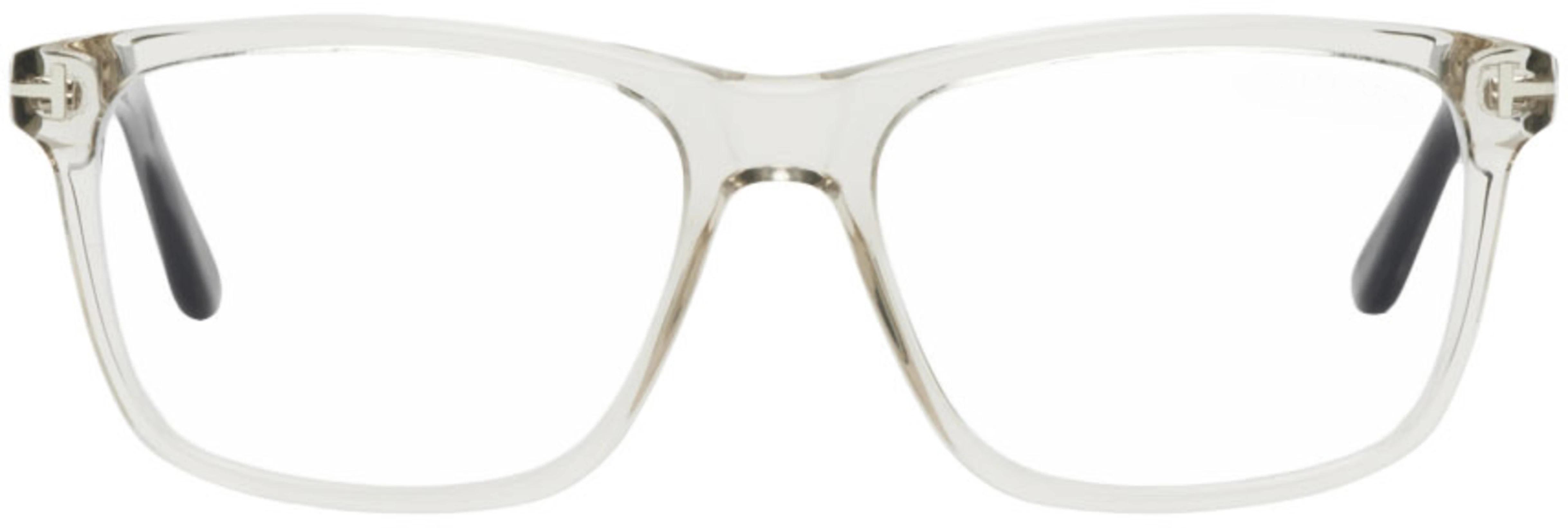 Transparent Blue Block Glasses by TOM FORD | jellibeans